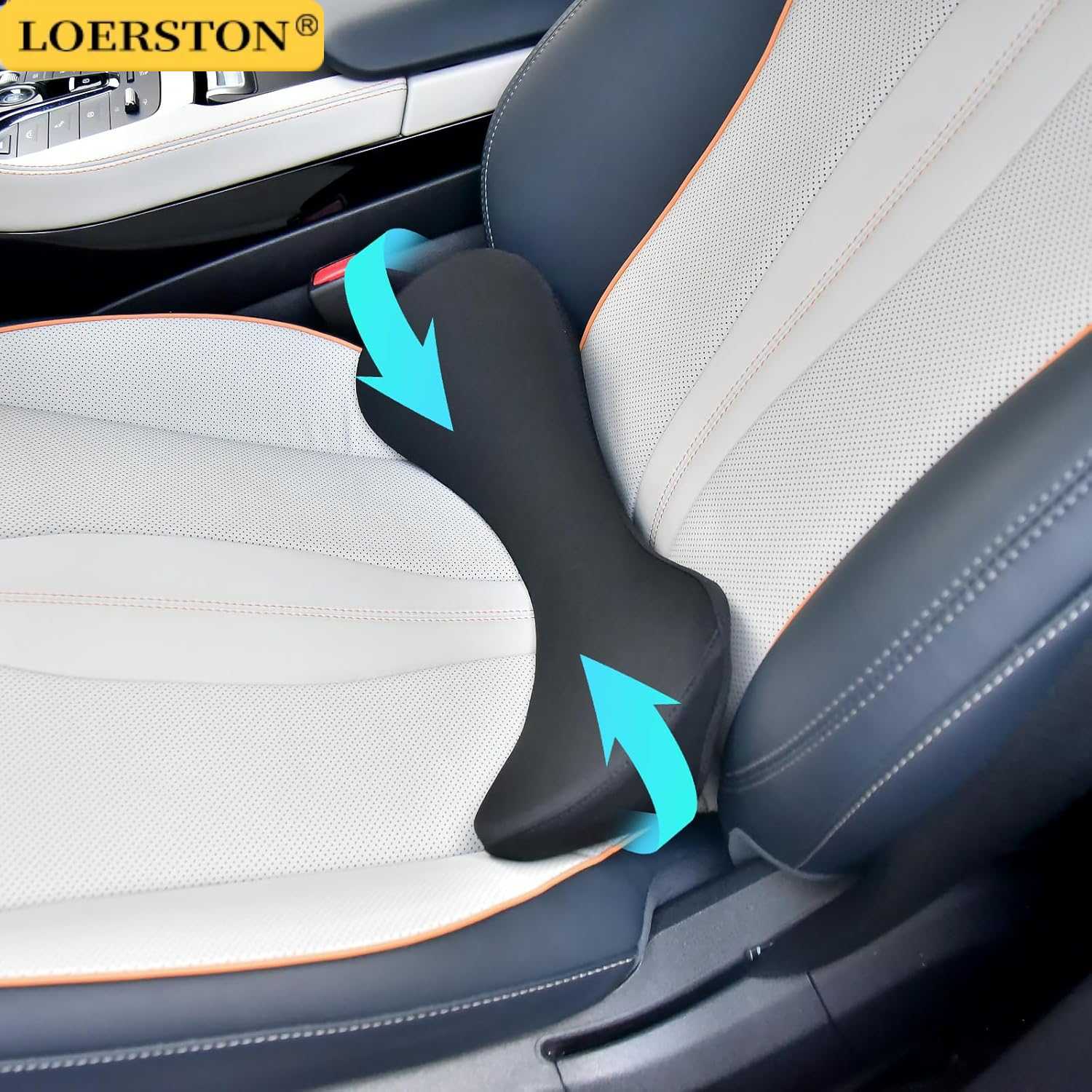 Car Seat Cushion Memory Foam - Coussin de dos polyvalent, oreiller de