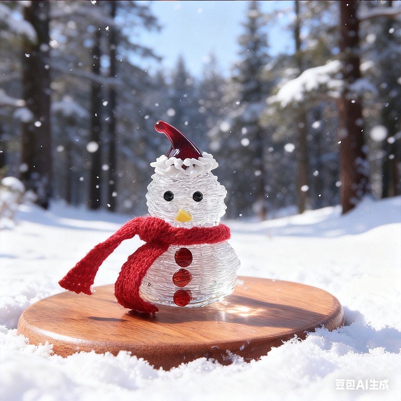 Car Accessories Xmas Gifts - Figurines de bonhomme de neige d'arbre