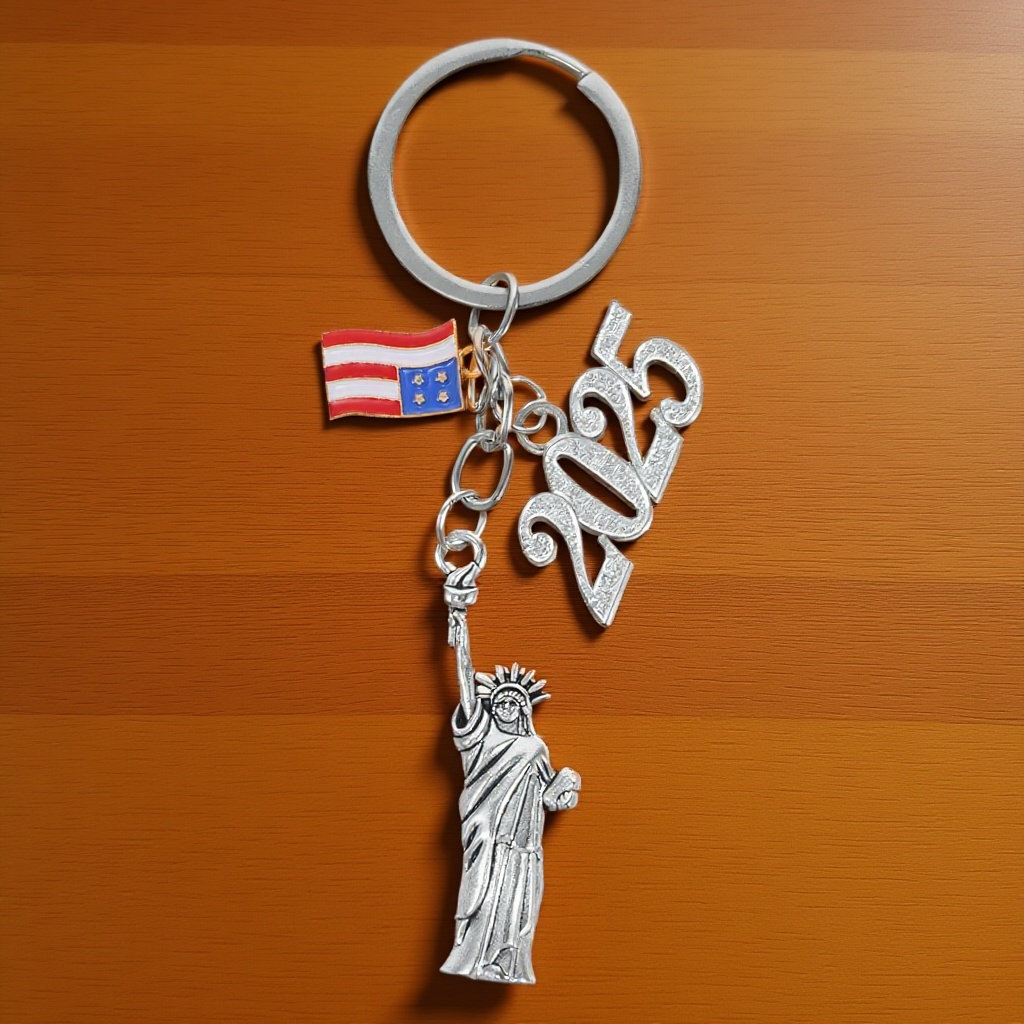 Car Accessories York - Porte-clés Statue de la Liberté, Pendentif