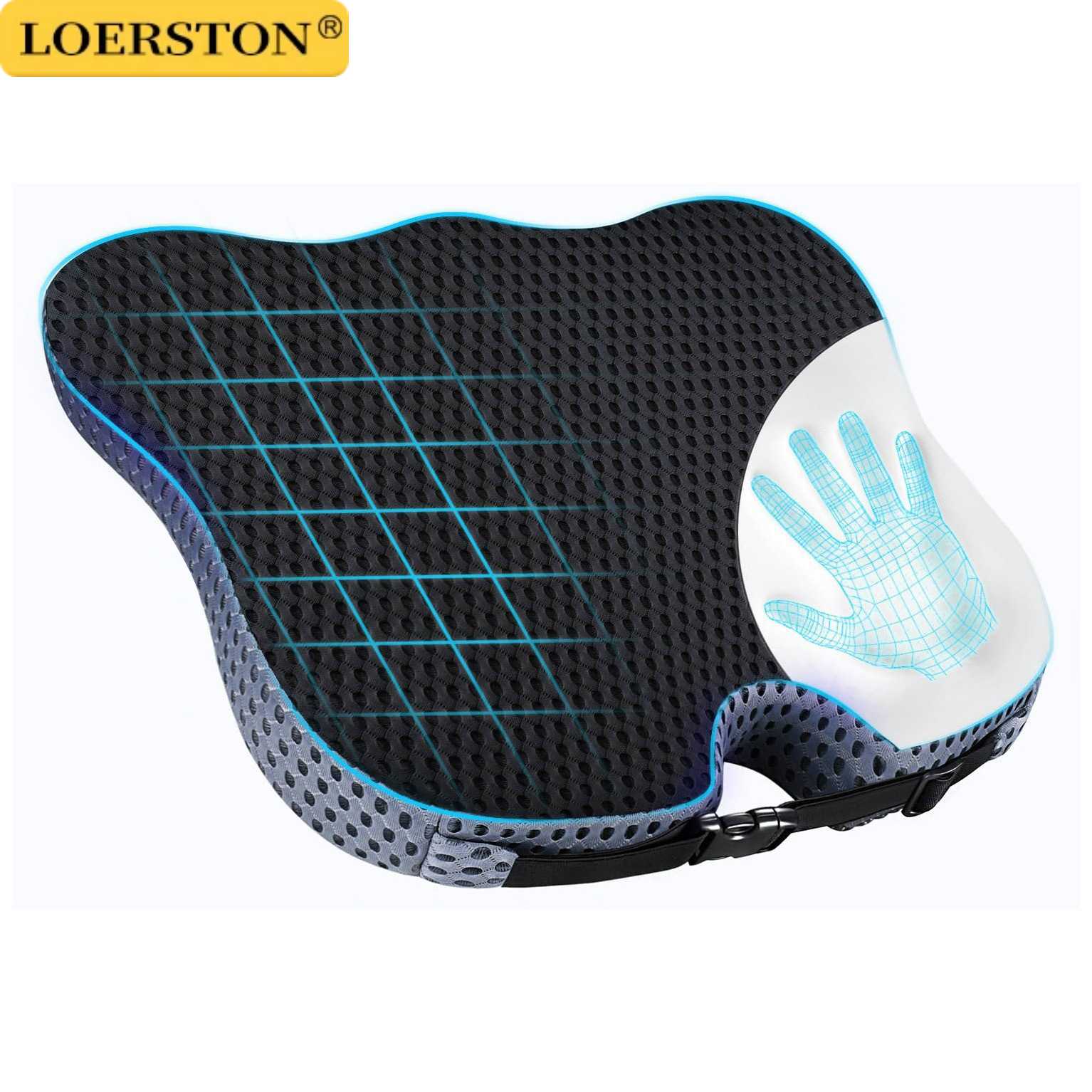 Car Seat Cushion Memory Foam - Coussin orthopédique antidérapant en mousse à