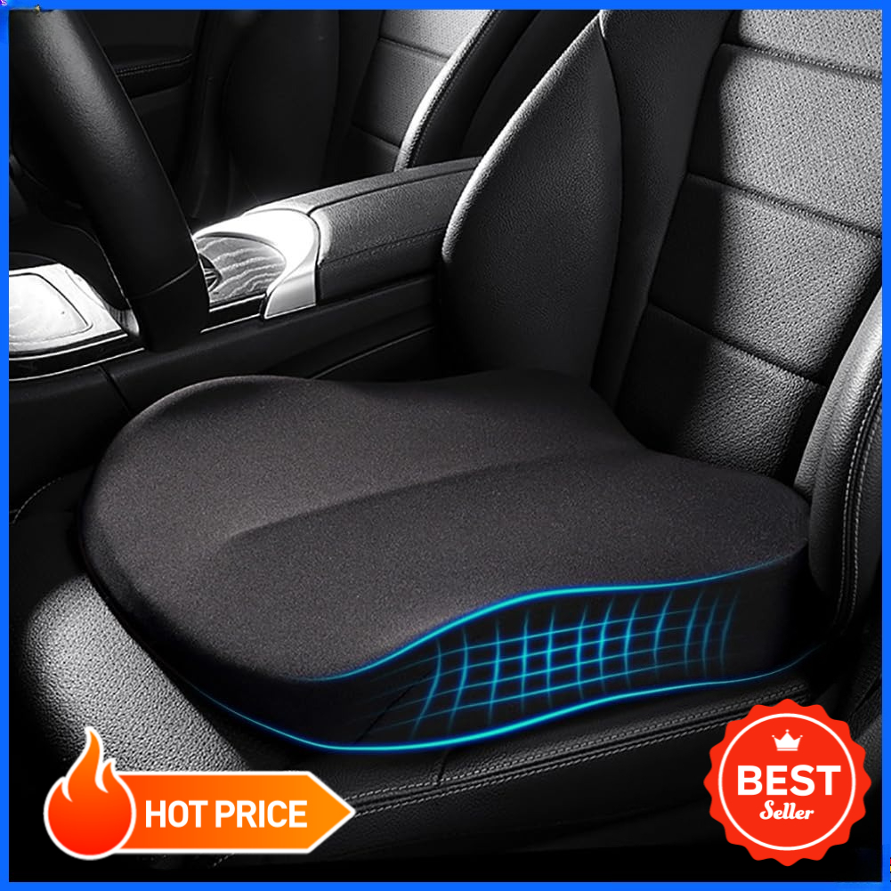 Car Seat Cushion Memory Foam - Coussin de soutien à rebond lent