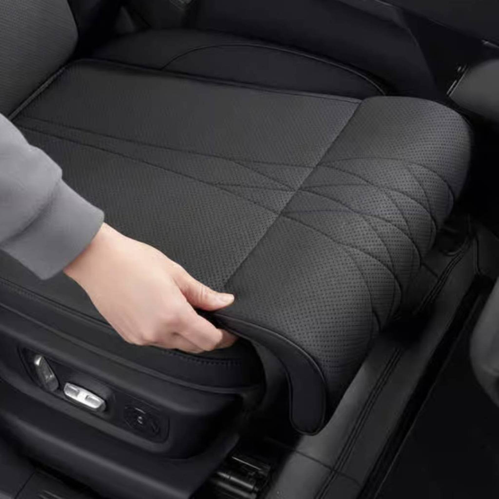 Car Seat Cushion Memory Foam - Extenseur de siège conducteur respirant, repose-jambes