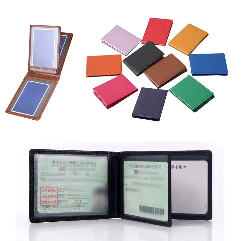 Car Accessories List - Porte-permis de conduire en cuir Pu