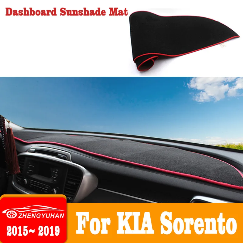 Car Anti-Slip Dashboard Mat - Kit de pare-soleil pour tableau de