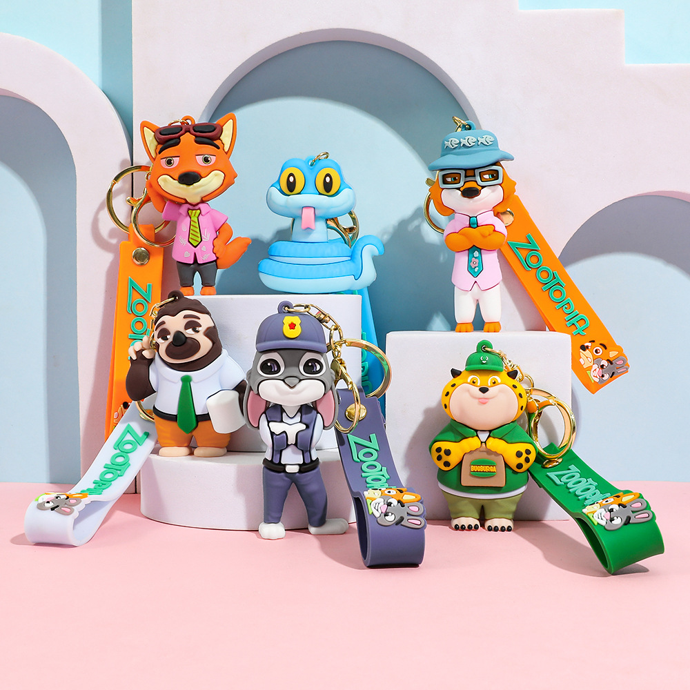 Car Accessories Xmas Gifts - 52 Styles Zootopia 2 Figure porte-clés