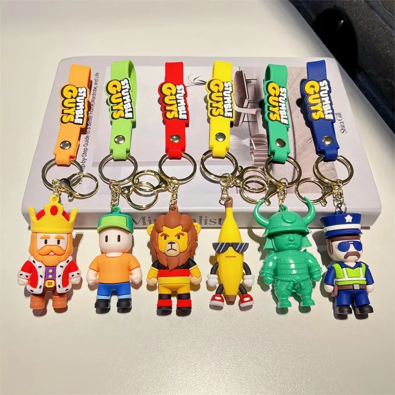 Car Accessories Xmas Gifts - Porte-clés Stumble Guys, figurine mignonne de