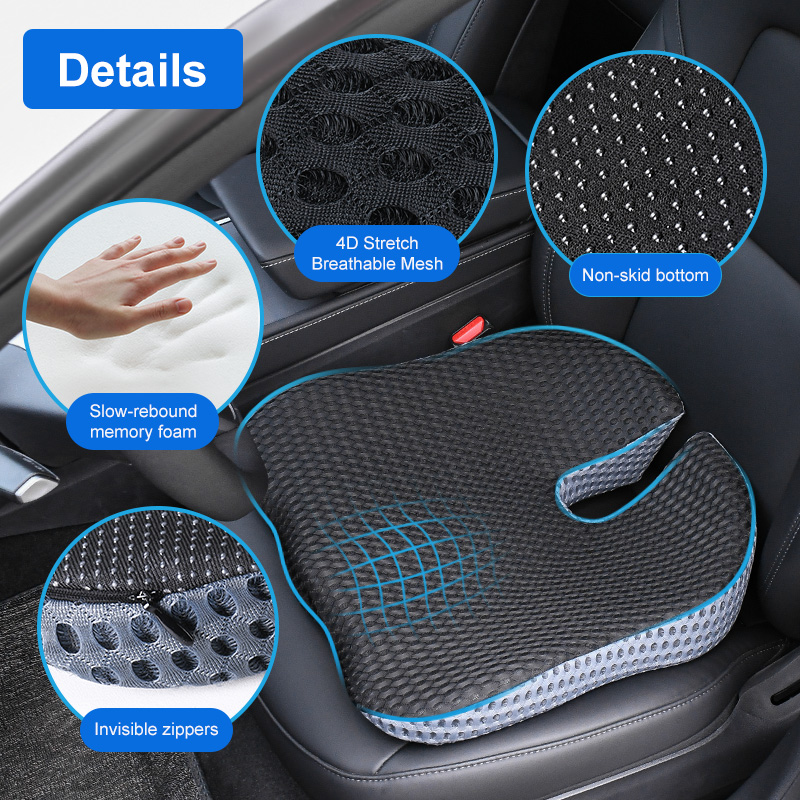 Coussin de siège de voiture er - Car Seat Cushion Memory Foam avis et prix