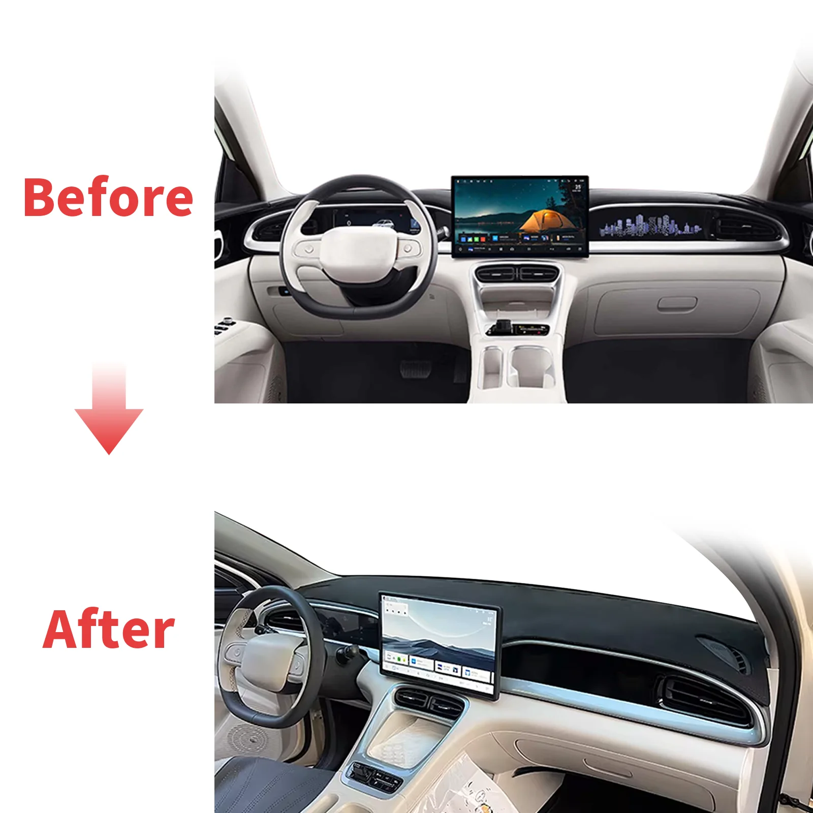Compatible avec Geely EX2 Prot - Car Anti-Slip Dashboard Mat avis et prix
