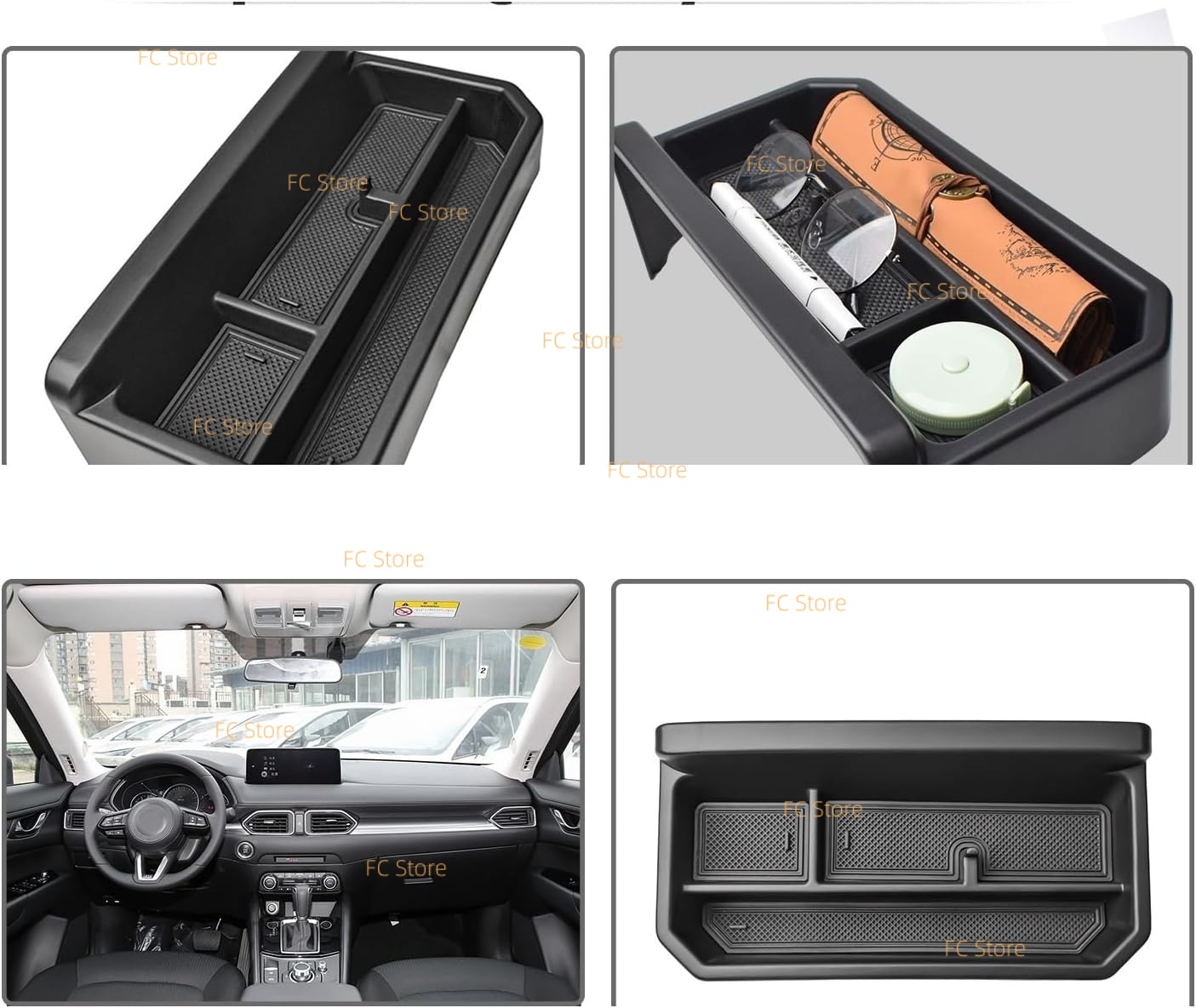 Organisateur de console centra - Car Accessories For Dashboard avis et prix