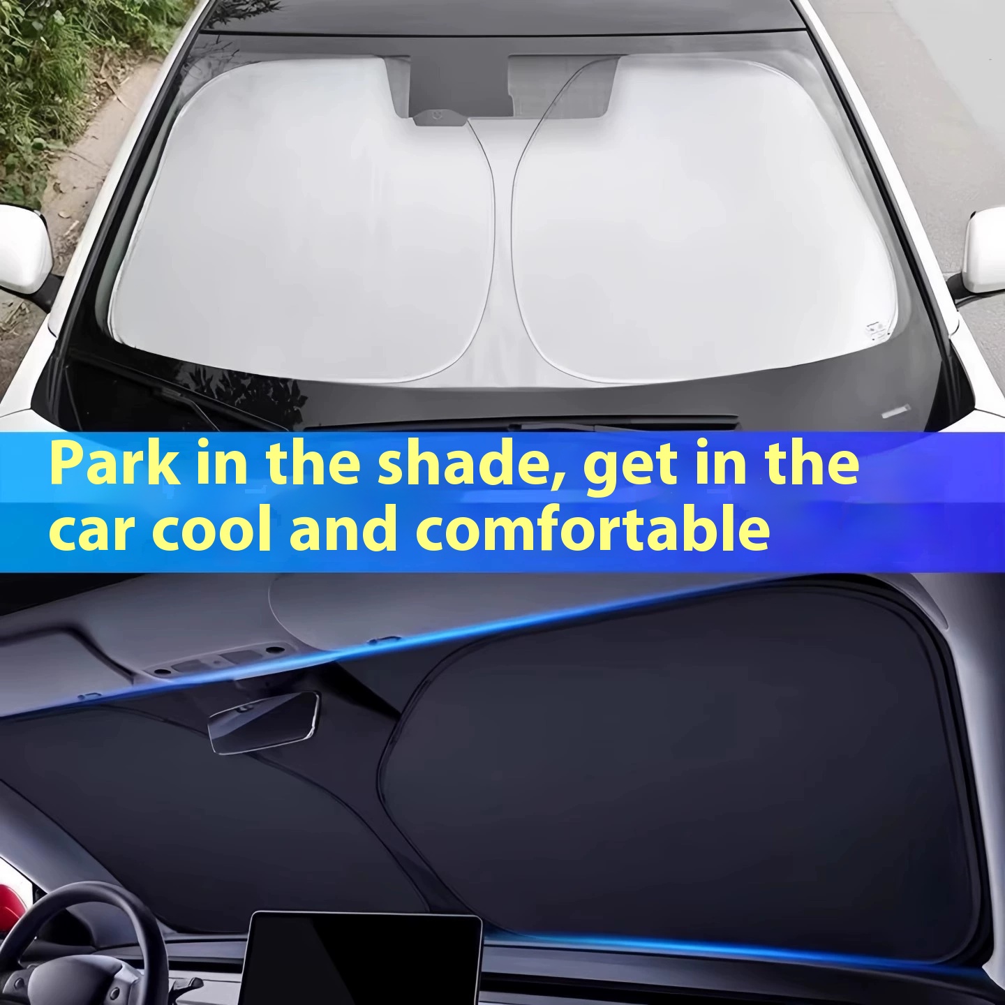 Pare-soleil de pare-brise de v - Car Accessories In Store avis et prix