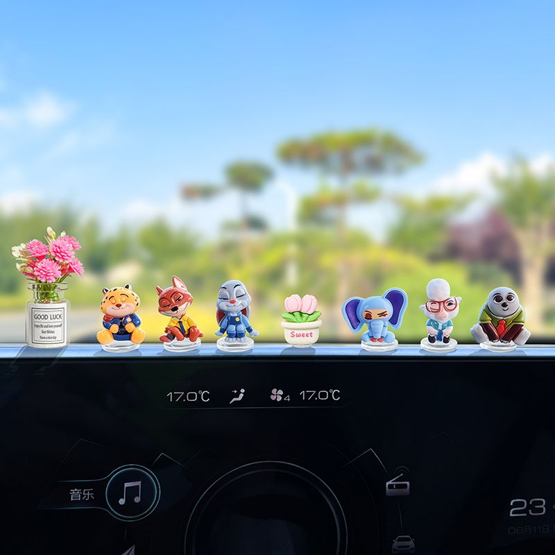 Ornement de voiture de dessin  - Car Accessories For Dashboard avis et prix