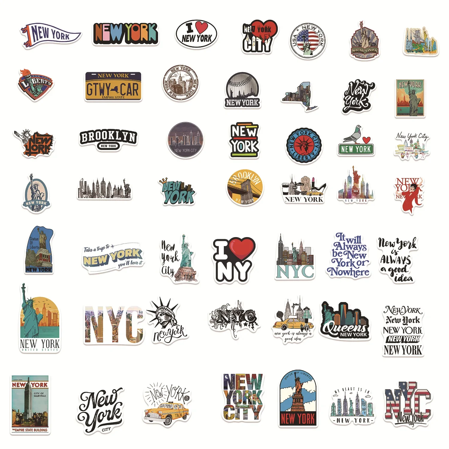50/100 pièces mignon New York  - Car Accessories York avis et prix